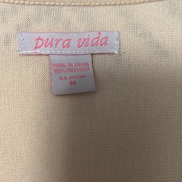 Pura Vida Costa Rica Boho crochet detail beach dress - Picture 3 of 5